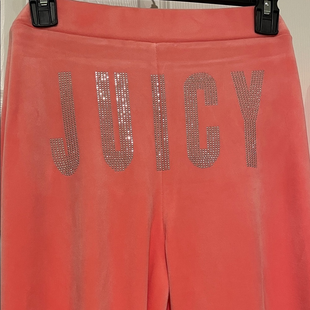 Juicy Couture Pink Velour Track Suit - Picture 3 of 5